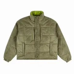 BRONZE 56K FAUX SUEDE PUFFER JACKET オリーブ