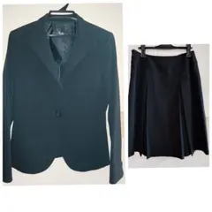 ブラック スカートスーツRashisa☆ベルメゾン☆40