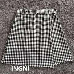 INGNI イング　ギンガムチェック　スカート
