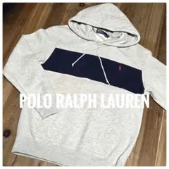 ぷ*ー様 ヴィンテージ　ポロ　ラルフローレン　 フード付き　トレーナー　パーカー
