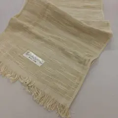 新品タグ付き　ベージュタオルマフラー