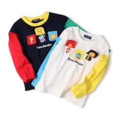 moujonjon 動物仕掛け長袖Tシャツ