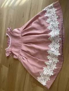 Bethany ピンク 花柄レースドレス値下げ