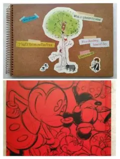 プーさん　ミッキー　ミニー　ノートブック　ディズニー