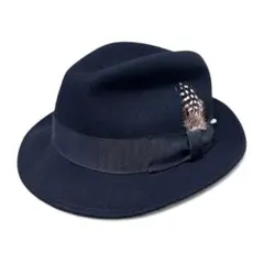 Bohemians ボヘミアンズ　黒 L ウール フェルトハット 羽根付き