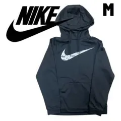 【美品】NIKE Dri-FIT パーカー M デジタルカモ スウッシュ　黒