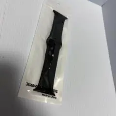 アップルウォッチ バンド 防水 スポーツ ベルト 黒 42～46mm