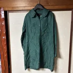 t.yamai paris フリル襟 長袖シャツ グリーンのサムネイル