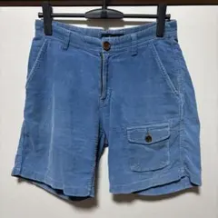 Johnbull コーデュロイ ショートパンツ ブルーのサムネイル