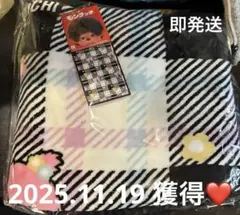 モンチッチ　モノクロふんわりブランケット