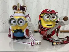 USJ ミニオン ポップコーンバケツ王冠デザイン、スパナ型２個セット