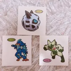 ポケモンパン　シール　3種セット