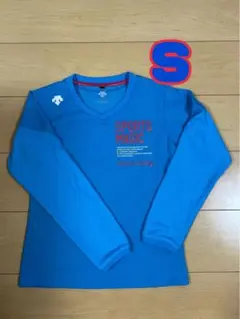 DESCENTE スポーツマジック 長袖シャツ S 水色　バレーボール