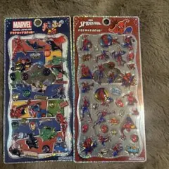 MARVEL スパイダーマン ステッカーシート 2枚セット