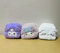 サンリオキャラクターズ　むきゅむきゅミニキャラメルポーチ　3種セット