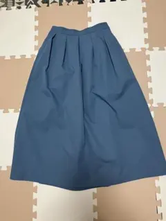 BARNEYS NEW YORK フレアスカート 青 38