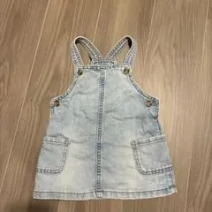 H&M ベビー デニム ジャンパースカート 74cm