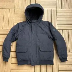 GAPキッズ フード付き黒中綿コート