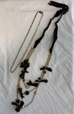 【MARC JACOBS】リボンネックレス・ハートチェーンネックレスセットのサムネイル