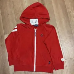 日本製　新品タグ付き　ミキハウス　ブラックベア　パーカー　フード付きジャケット