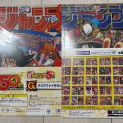 新品未開封 一番くじ 50周年 クリアファイル ドラゴンボール ワンピース