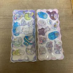 ウォーターシール ウォーターインシール 海外　キラリン　ネコ　シマエナガ