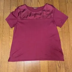 DECoy バーガンディ 半袖Tシャツ LLのサムネイル