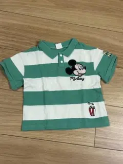 しまむら LITTC Mickey ミッキーマウス ポロシャツ 80cm 子供用