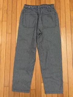 美品！ GUシェフパンツ　ヒッコリー　　Lサイズ