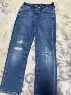 ユニクロ ダメージデニム ジーンズ　130cm