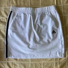 adidas レディース ゴルフ スカート ホワイト