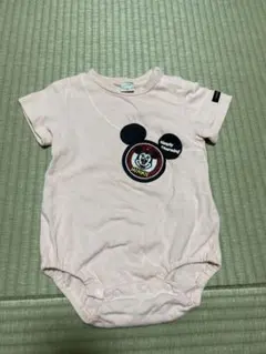 フタフタ　ミニーちゃん半袖ロンパース