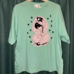 らんま1/2 アニメtシャツ　『早乙女乱馬』 XL