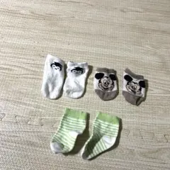 ベビー靴下 ミッキー 3足セット
