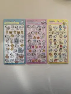 正規品 スヌーピー ボンボンドロップシール 3種類 セット