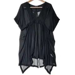 DAMA collection シルク シアー ブラウス チュニック ブラック