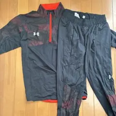 Under Armour ジャージ上下セット 黒/赤