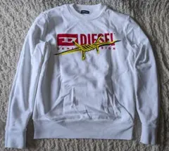 DIESEL ディーゼル★ホワイト スウェット トレーナー 14Y 160のサムネイル