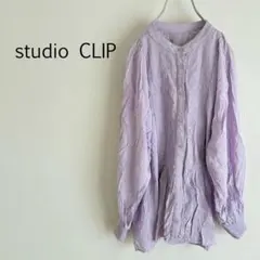 c0499【スタディオクリップ】シャツ ブラウス 長袖 Ｆ ボリューム袖 レースのサムネイル