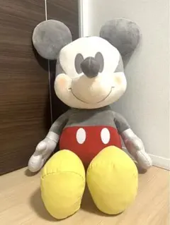ディズニー　ミッキーマウス　雪降るマーケット　超超BIGぬいぐるみ