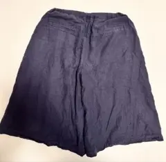 ネイビー ガウチョパンツ