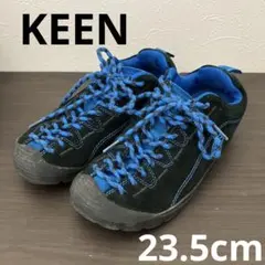 KEEN キーン ジャスパー 23.5 ブラック×ブルーのサムネイル