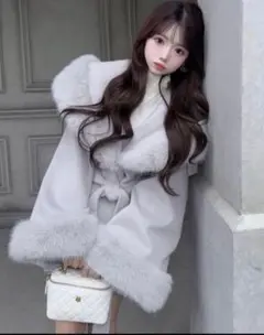 Darich ウエストベルトプリンセスラインコート　FreeL