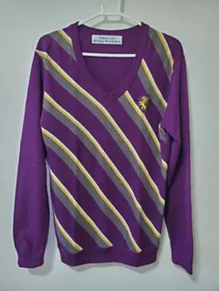 エデュケーションフロムヤングマシーン マルチカラーストライプニット