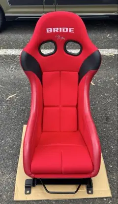 中古】滋賀発美品ブリッドユーロスター2赤バックスキン希少白文字bride 
