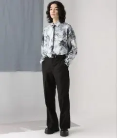 【HARE】ART-FLOWERボウタイシャツ