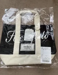 新品未使用 Herlipto 限定トートバッグ アイボリー 1個 - メルカリ