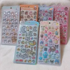 ボンボンドロップシール & うるちゅるシール 6枚セット 1