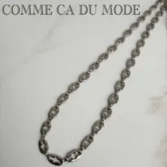 【極美品】COMME CA DU MODE シルバーネックレス 十字架柄