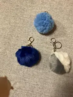 ファーキーホルダー3個セット